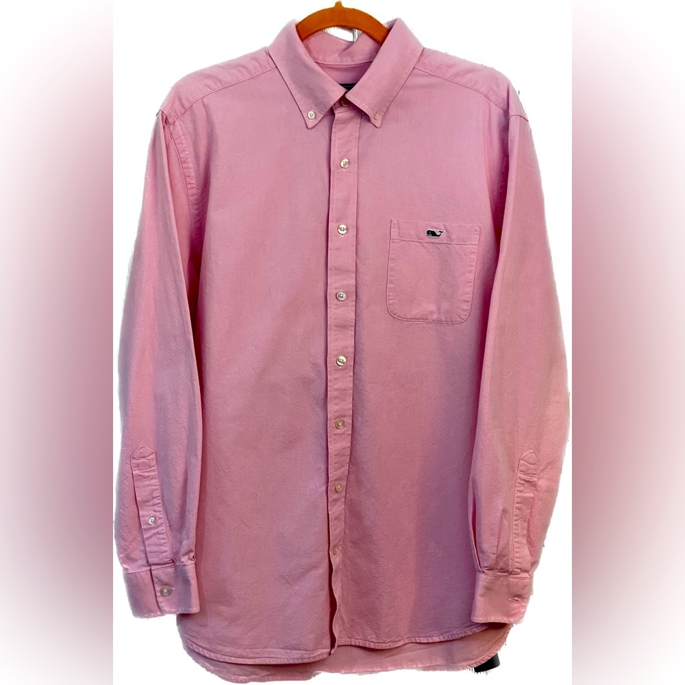 Vineyard Vines slim fit tucker pink shirt